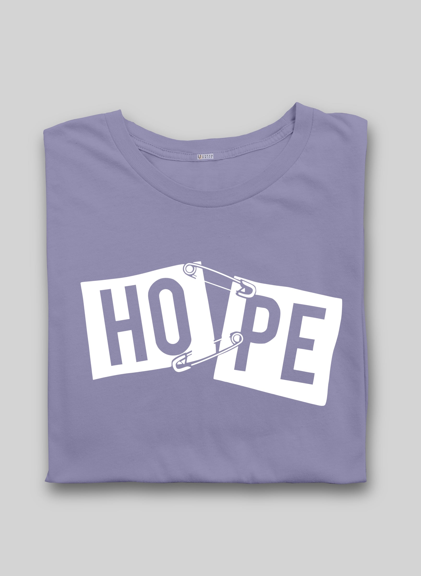 HOPE Lavendar Half Sleeve T-Shirt