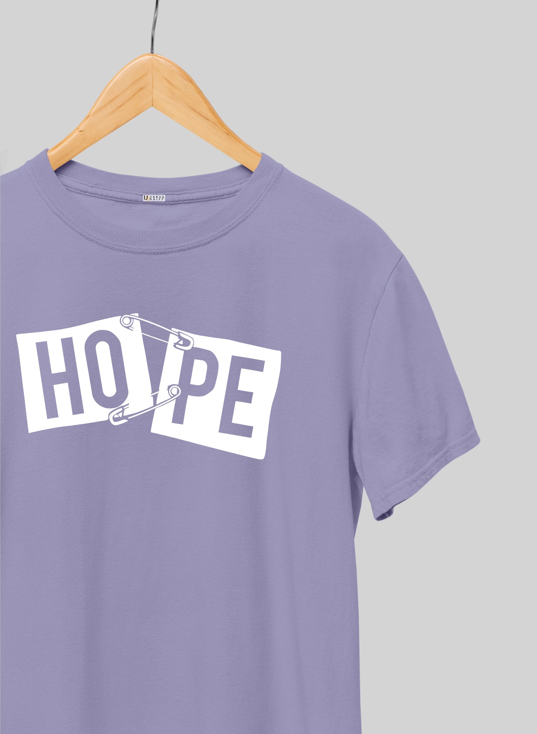 HOPE Lavendar Half Sleeve T-Shirt