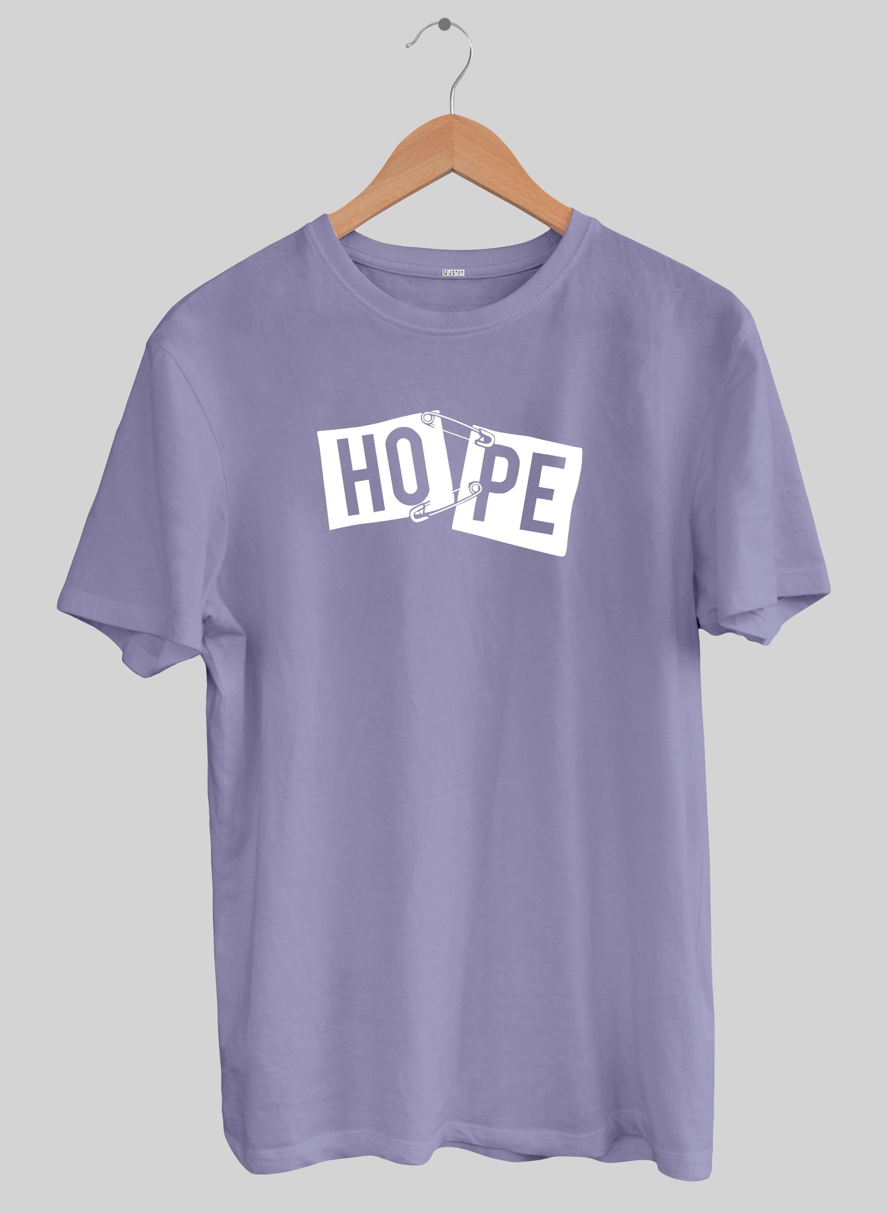 HOPE Lavendar Half Sleeve T-Shirt
