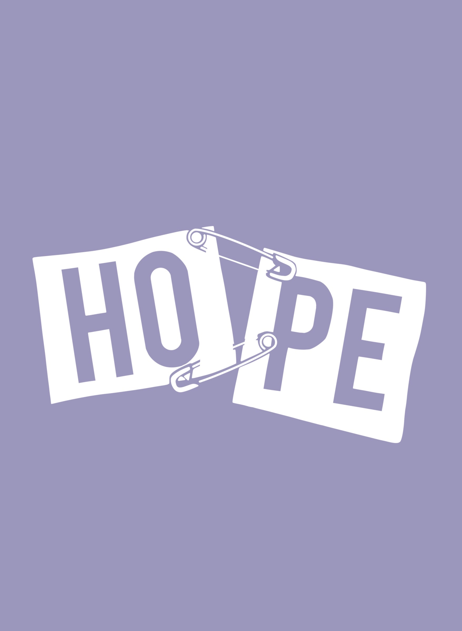 HOPE Lavendar Half Sleeve T-Shirt