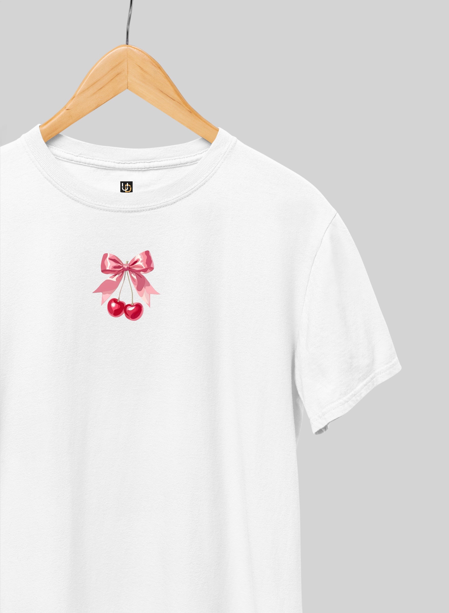Cherry Bow Half Sleeve T-Shirt