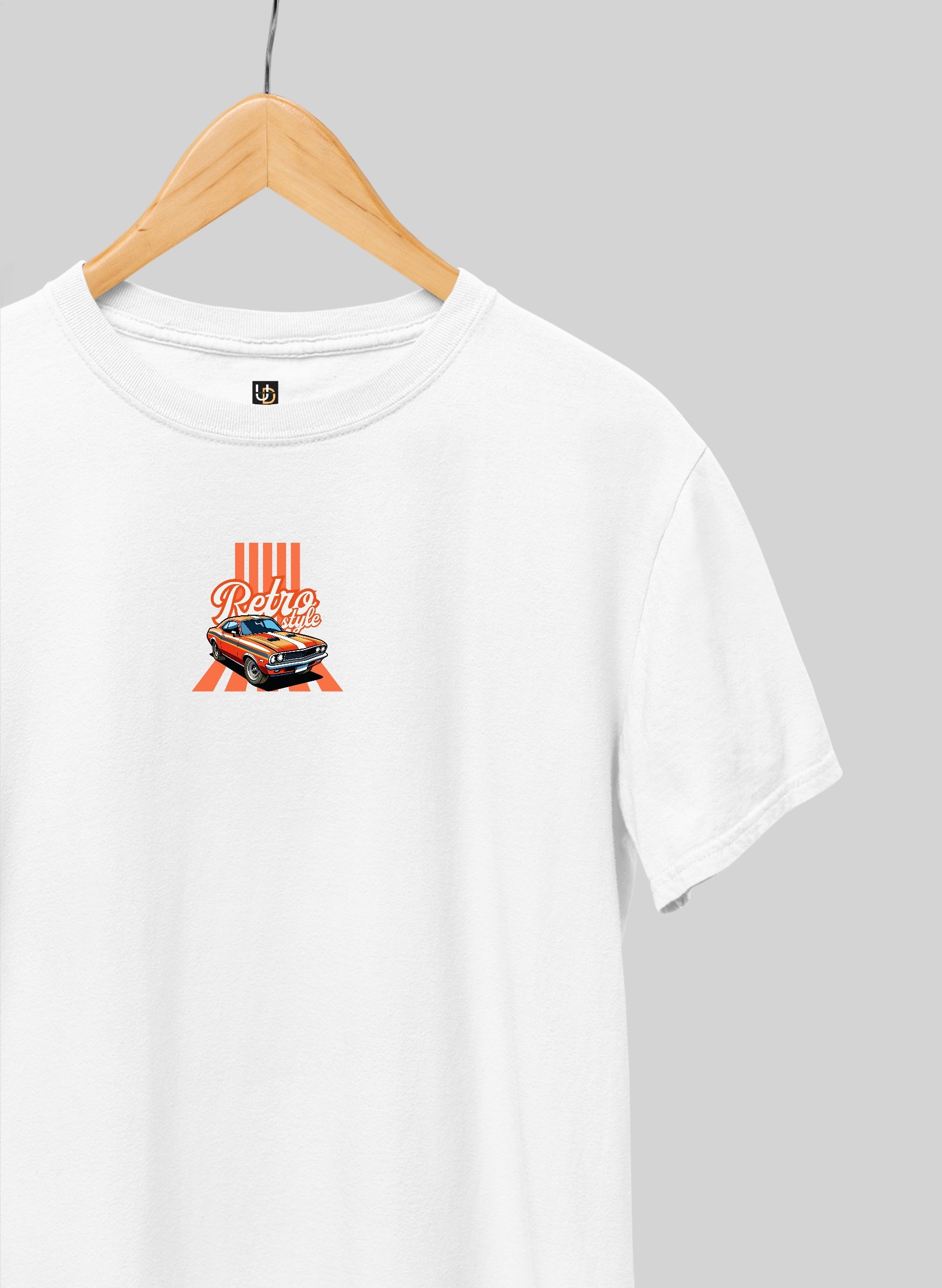 Retro Style Half Sleeve T-Shirt