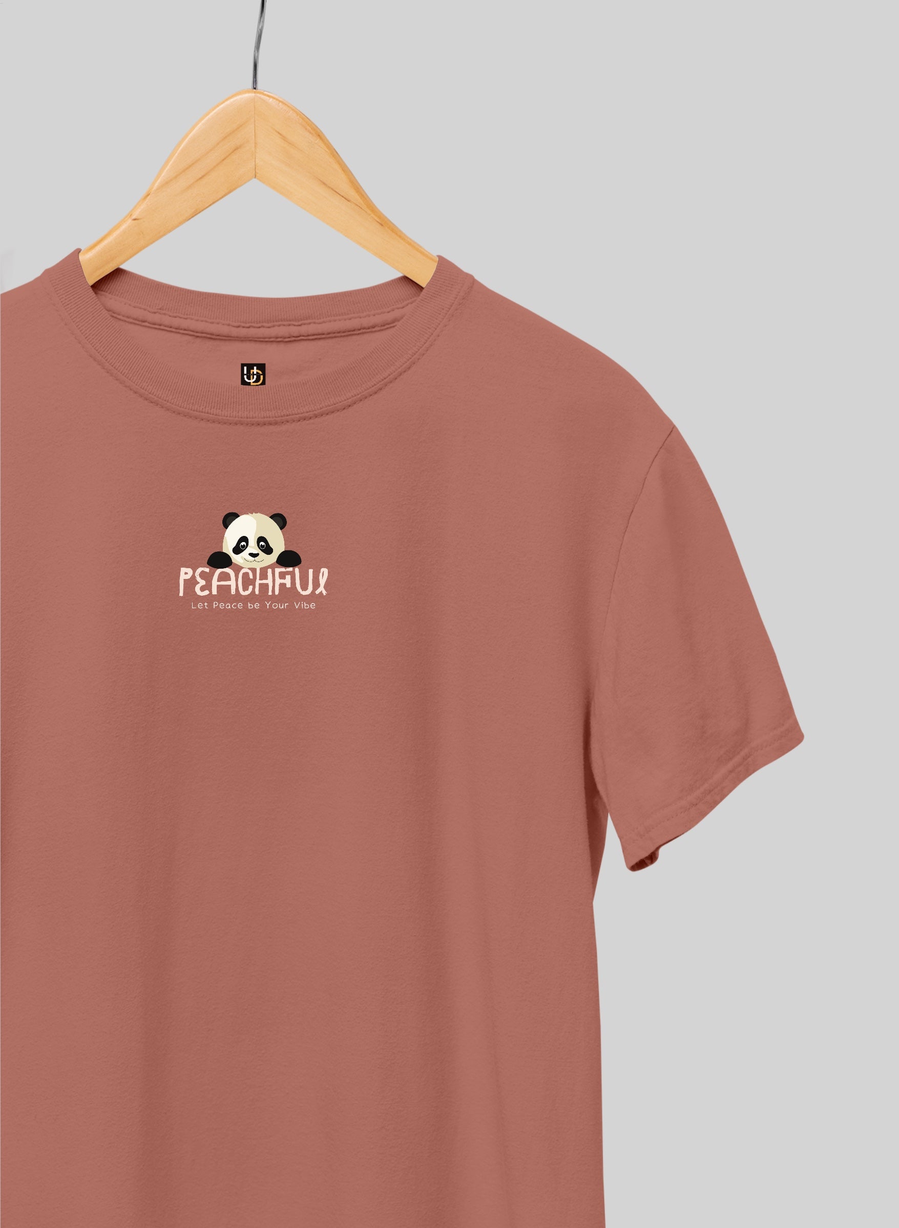 Peachful Half Sleeve T-Shirt