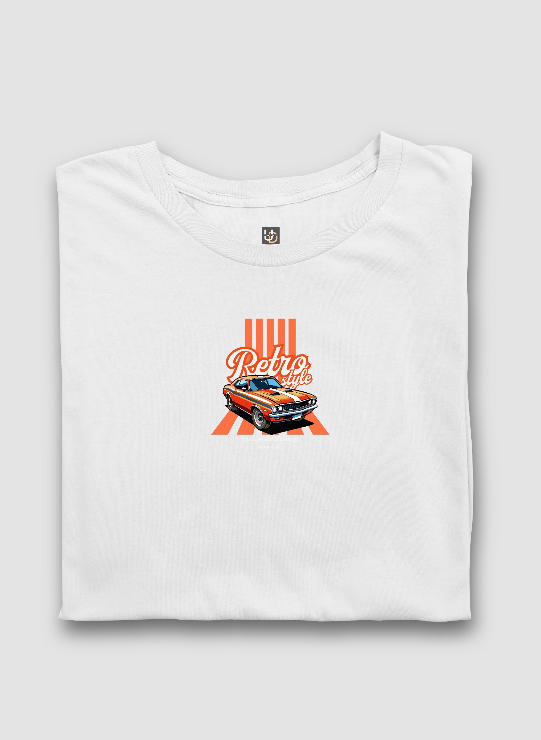 Retro Style Half Sleeve T-Shirt