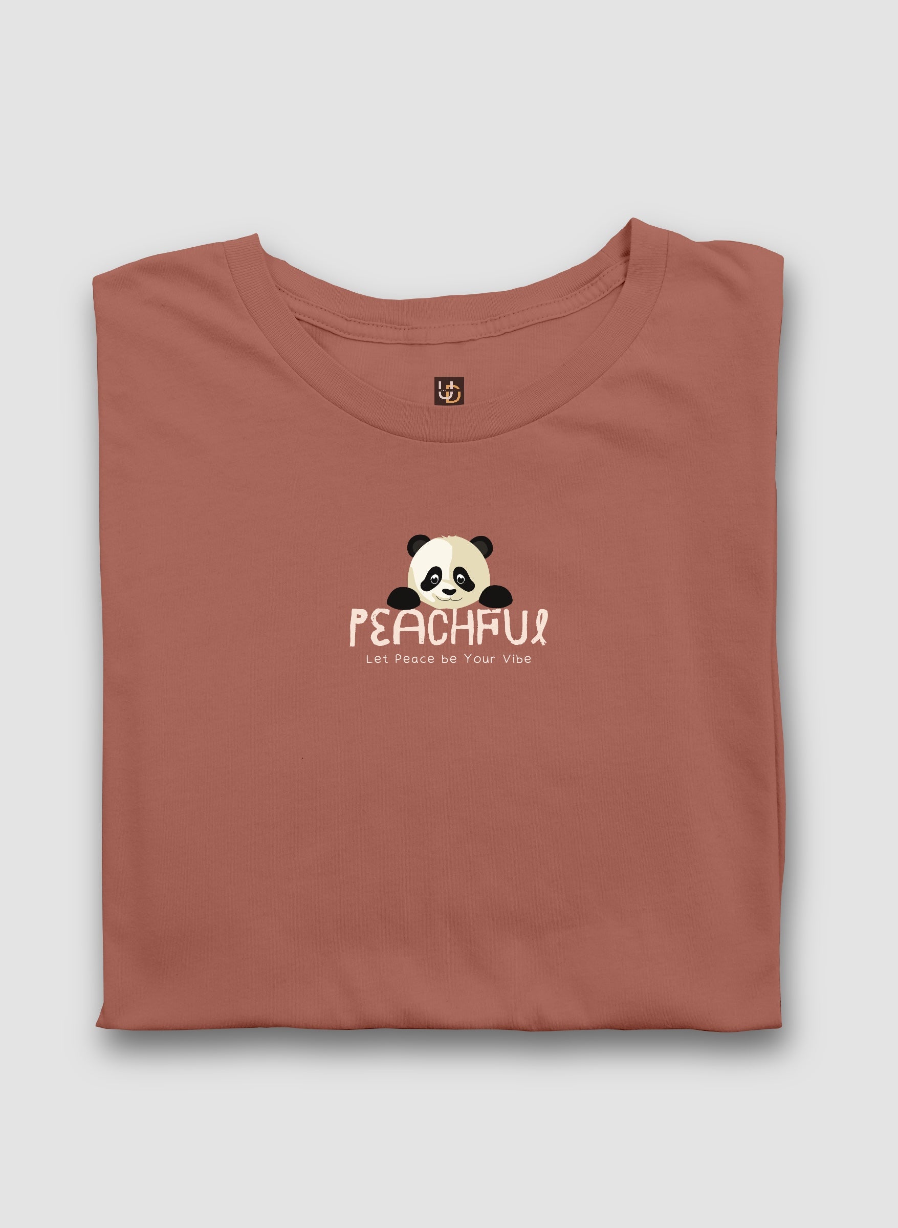 Peachful Half Sleeve T-Shirt