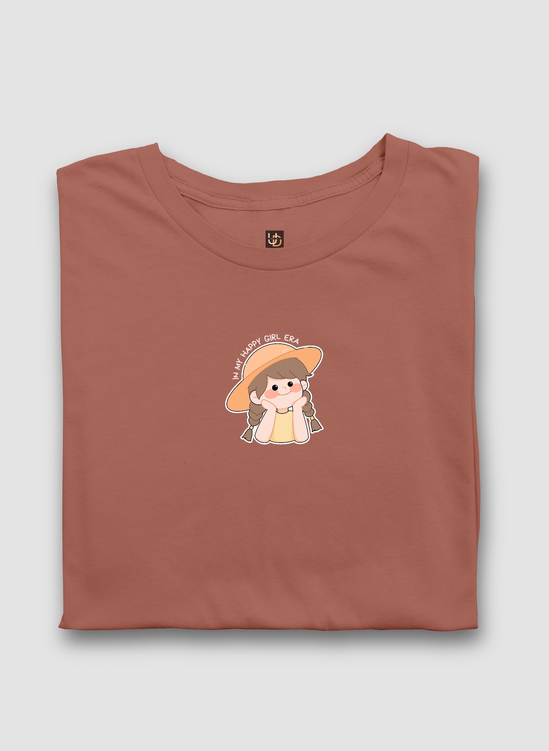 Happy Girl Half Sleeve T-Shirt