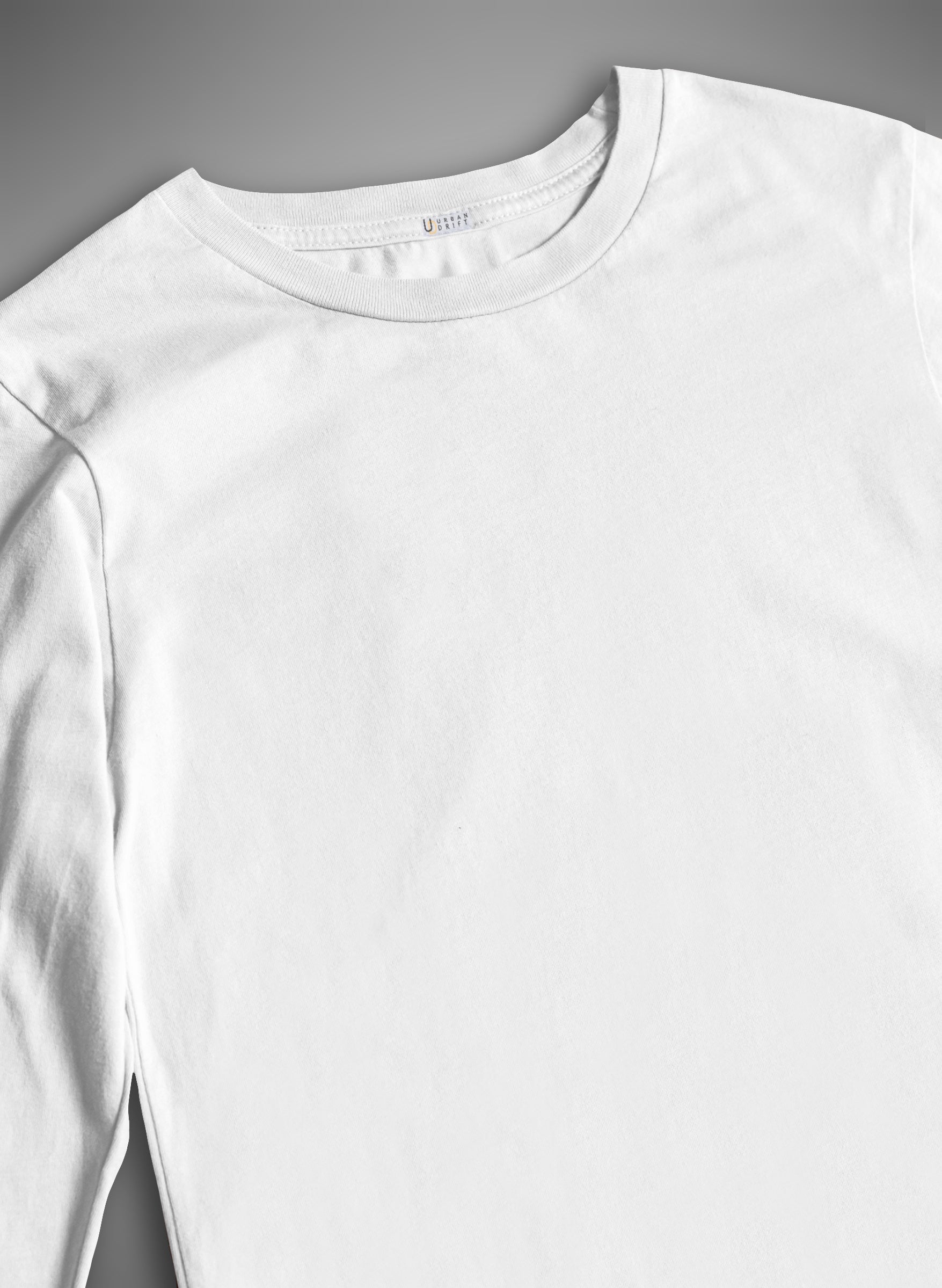 White Full Sleeve T Shirt