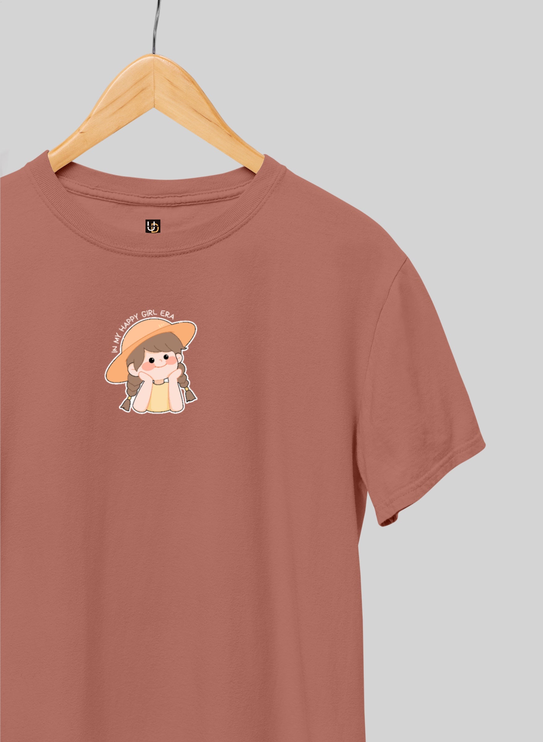 Happy Girl Half Sleeve T-Shirt