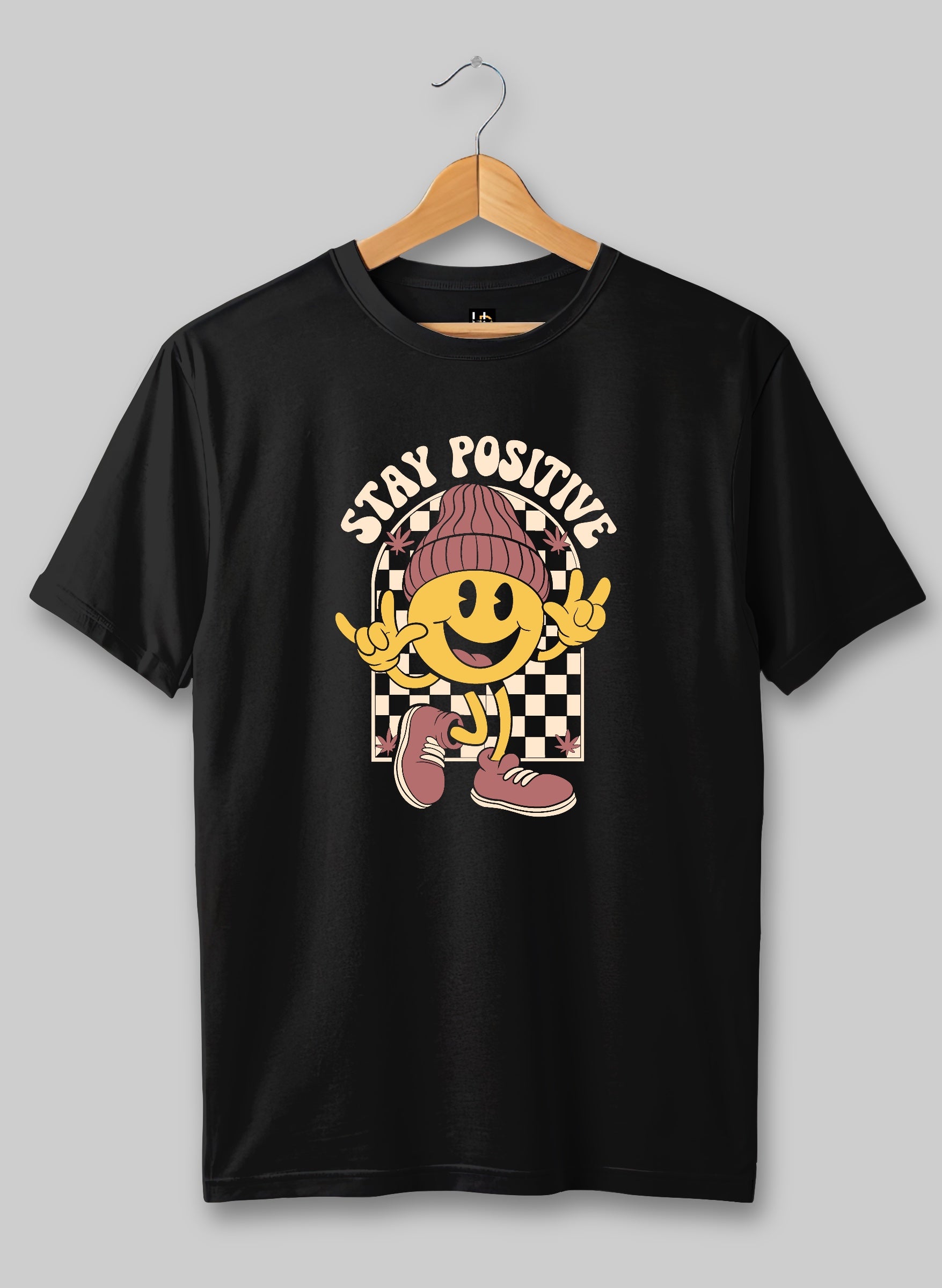 Stay Positive Half Sleeve T-Shirt