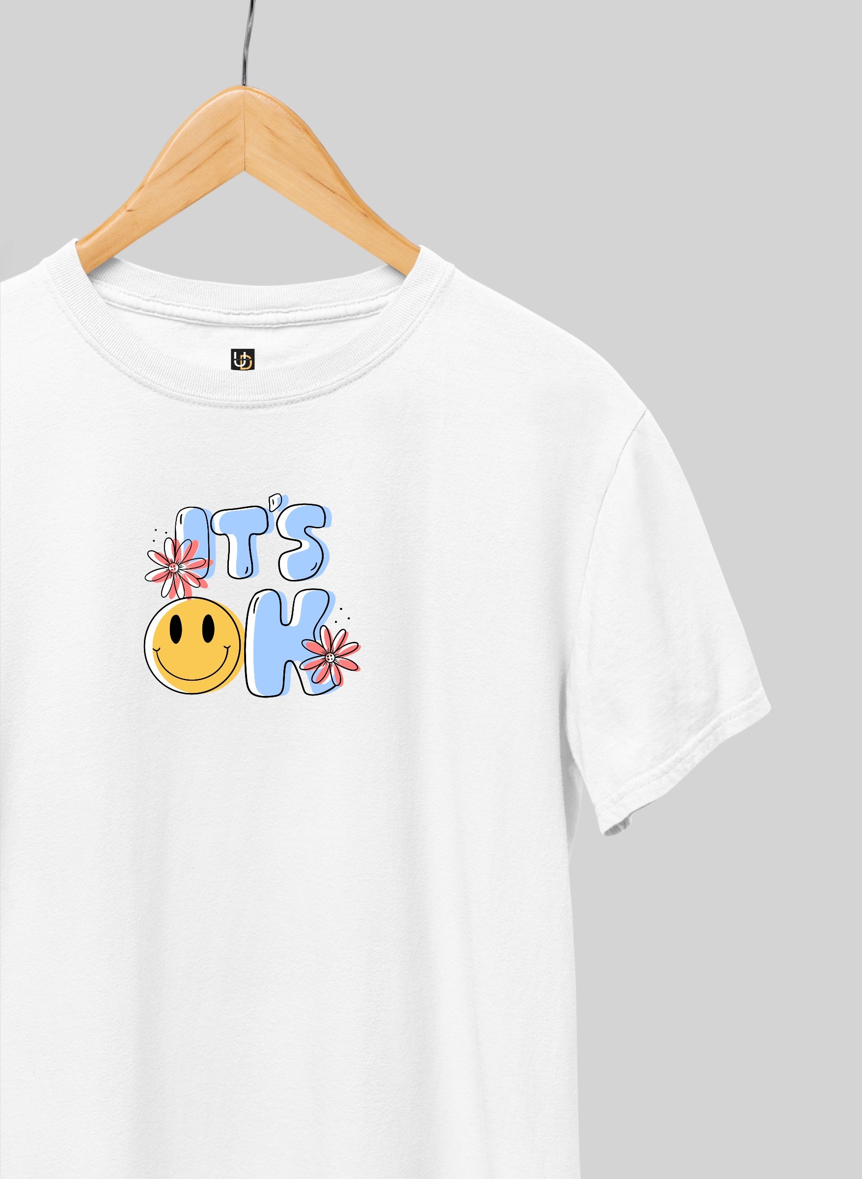 It's Okay Half Sleeve T-Shirt