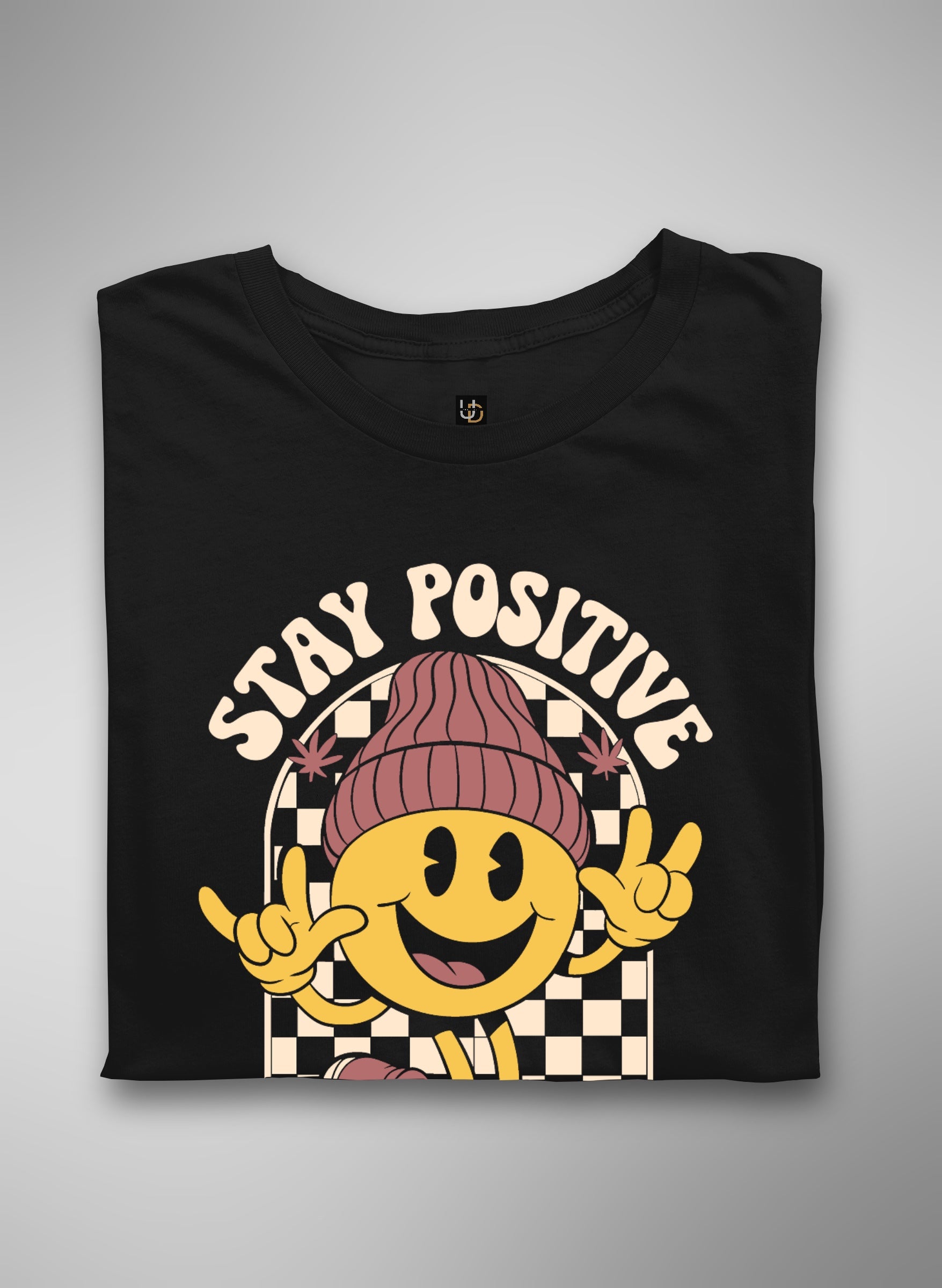 Stay Positive Half Sleeve T-Shirt