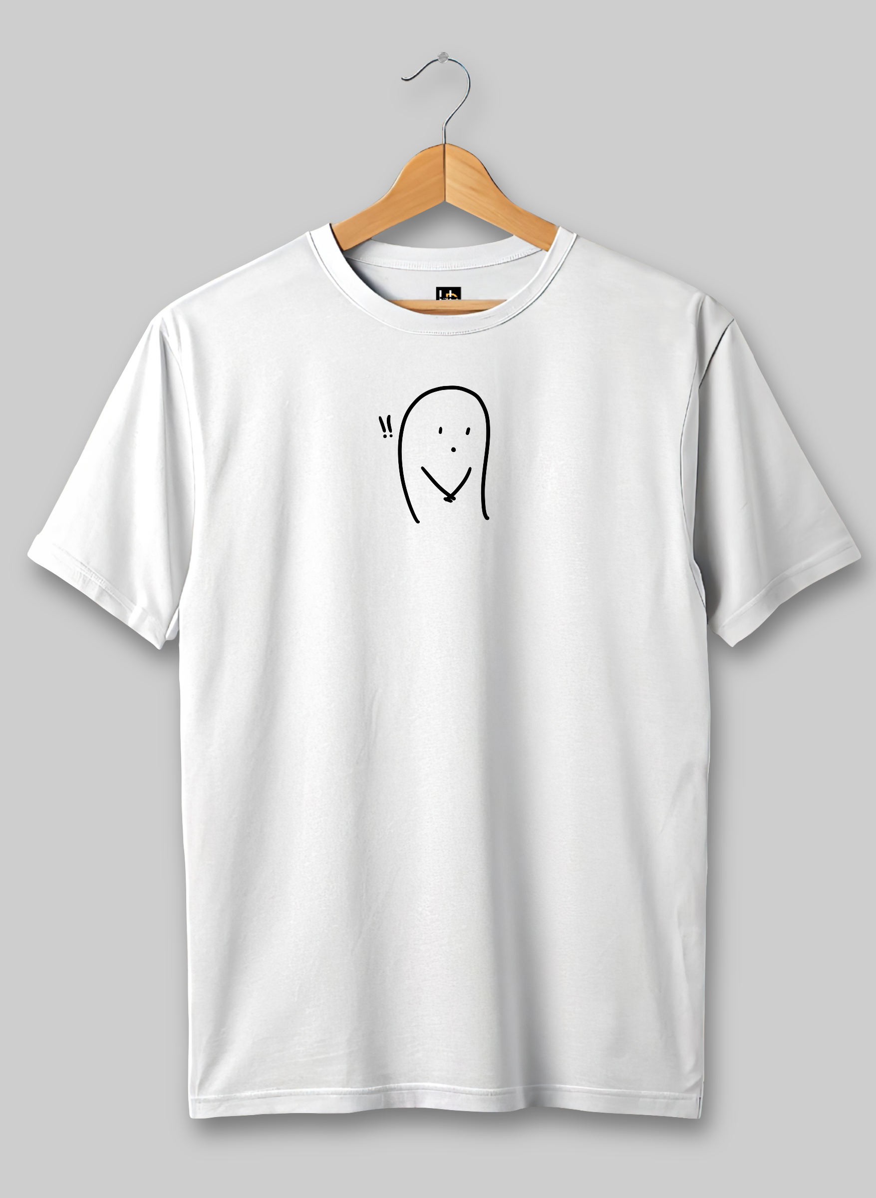 Chaos & Calm White Couple Tees
