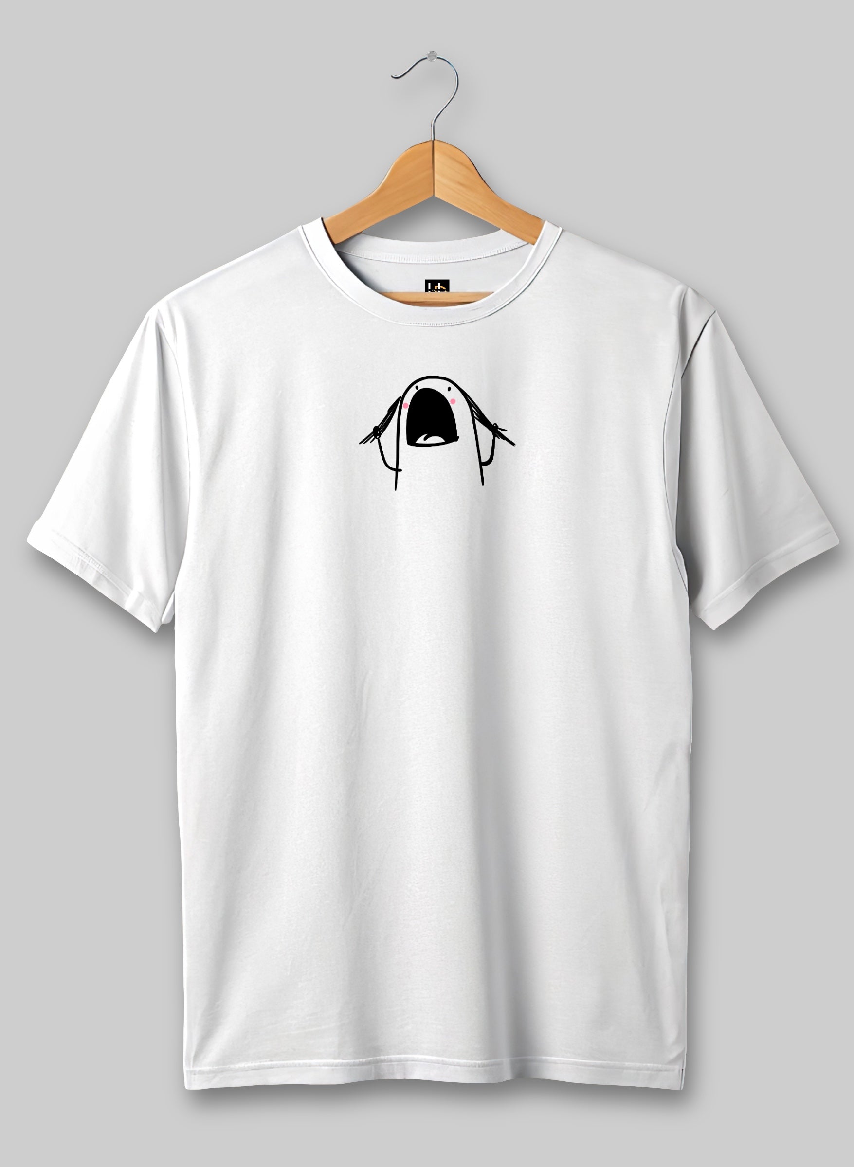 Chaos & Calm White Couple Tees