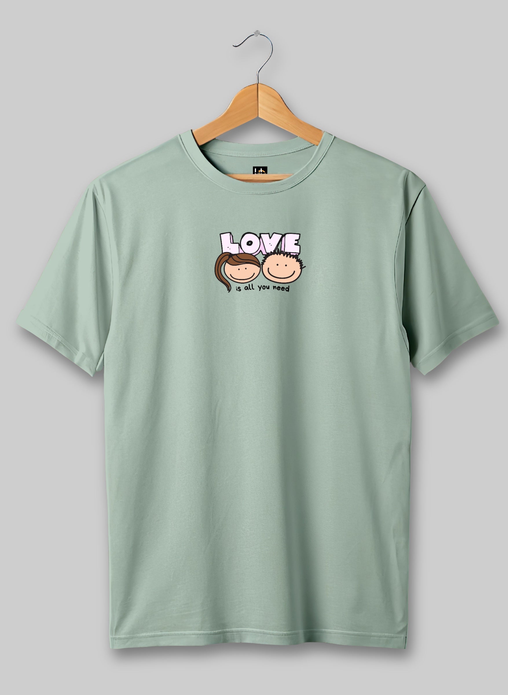 Love Mint Green Couple Tees