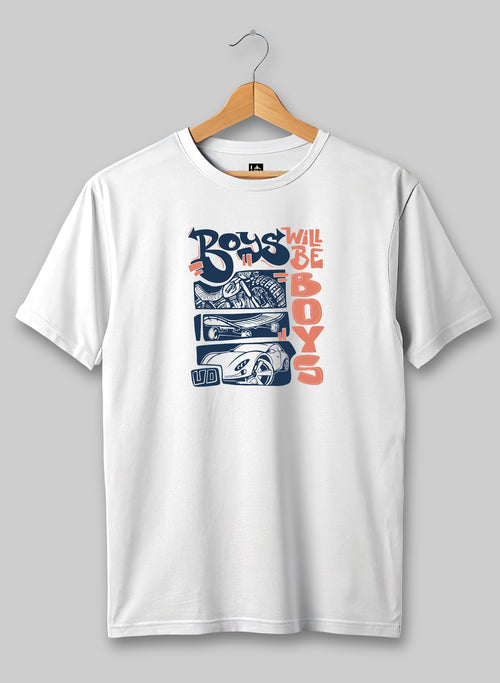 Boys will be Boys Half Sleeve T-Shirt