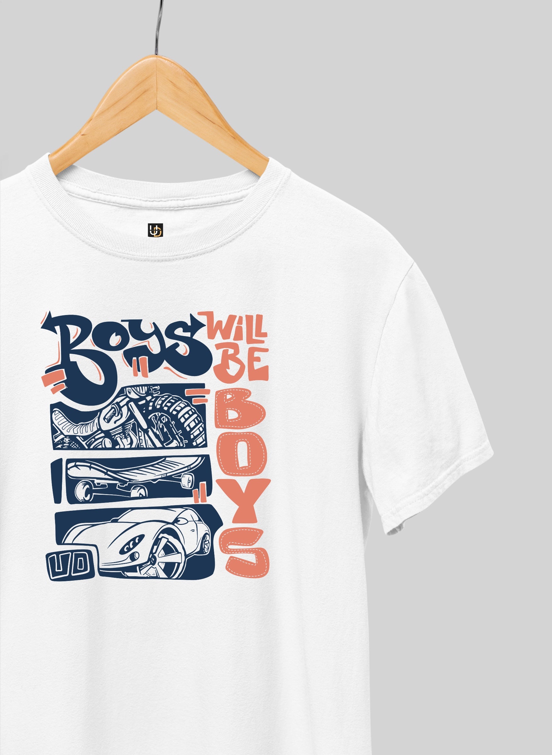 Boys will be Boys Half Sleeve T-Shirt