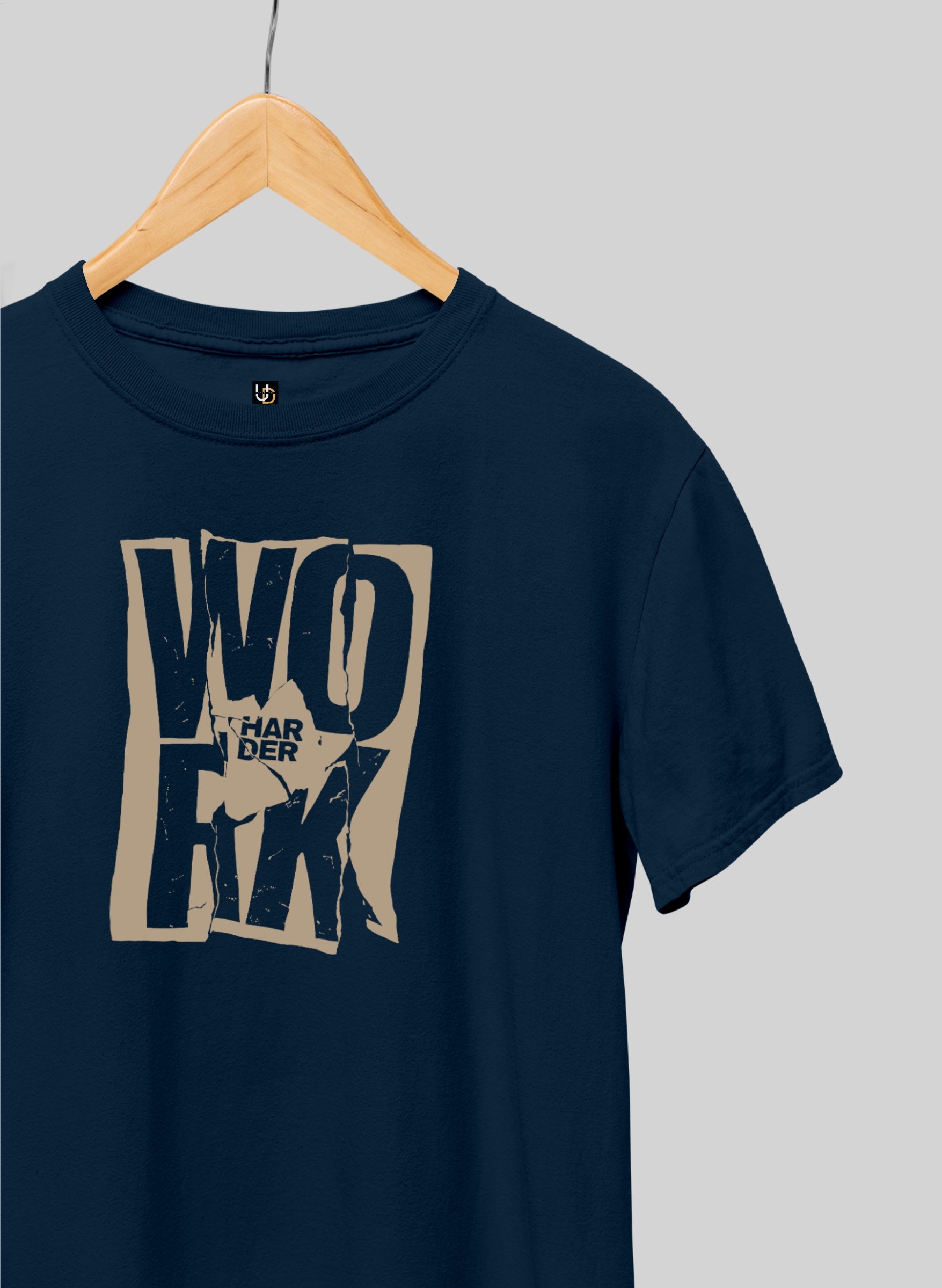 Work Harder Half Sleeve T-Shirt