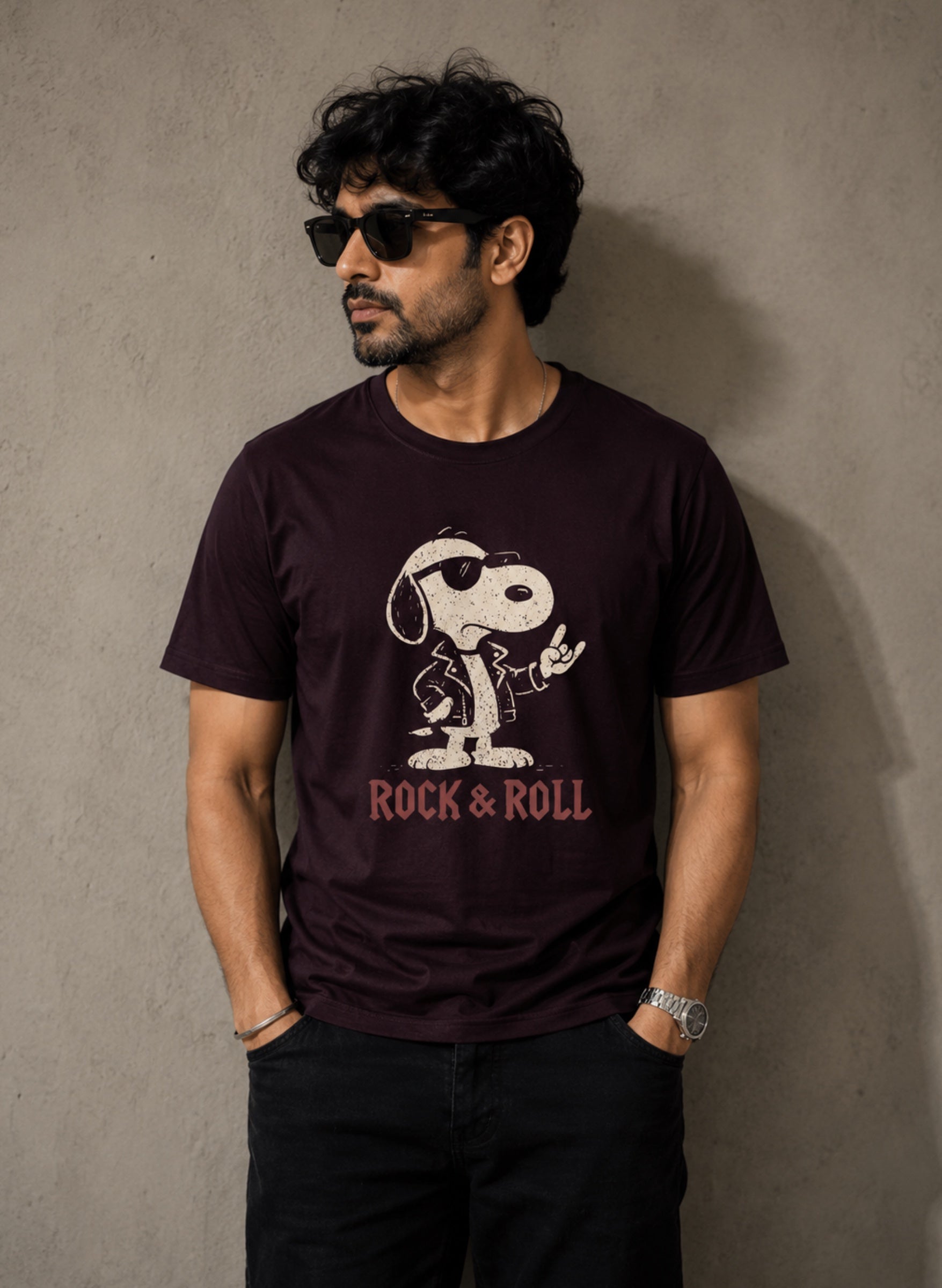 Rock & Roll Half Sleeve T-Shirt