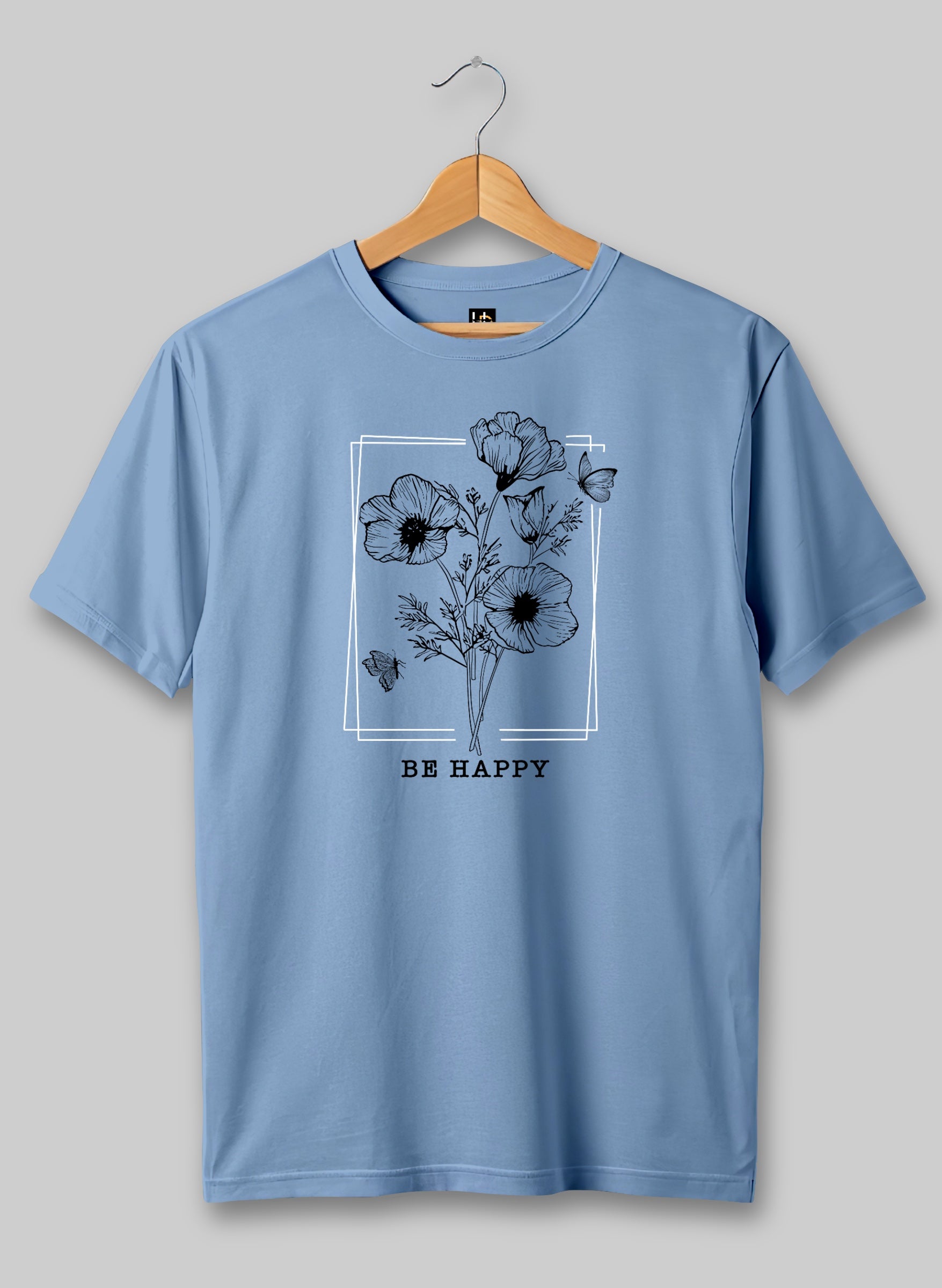 Be Happy Half Sleeve T-Shirt