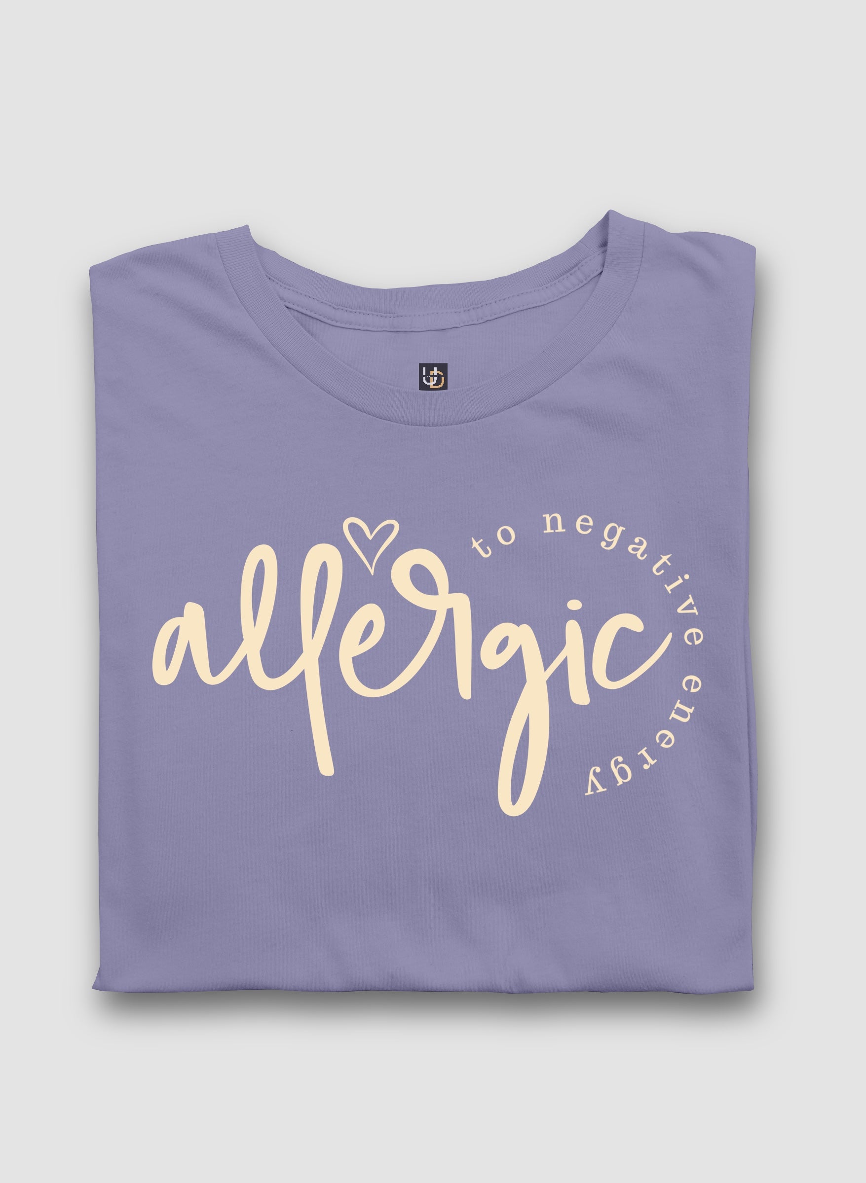 Allergic to Negative Energy Half Sleeve T-Shirt