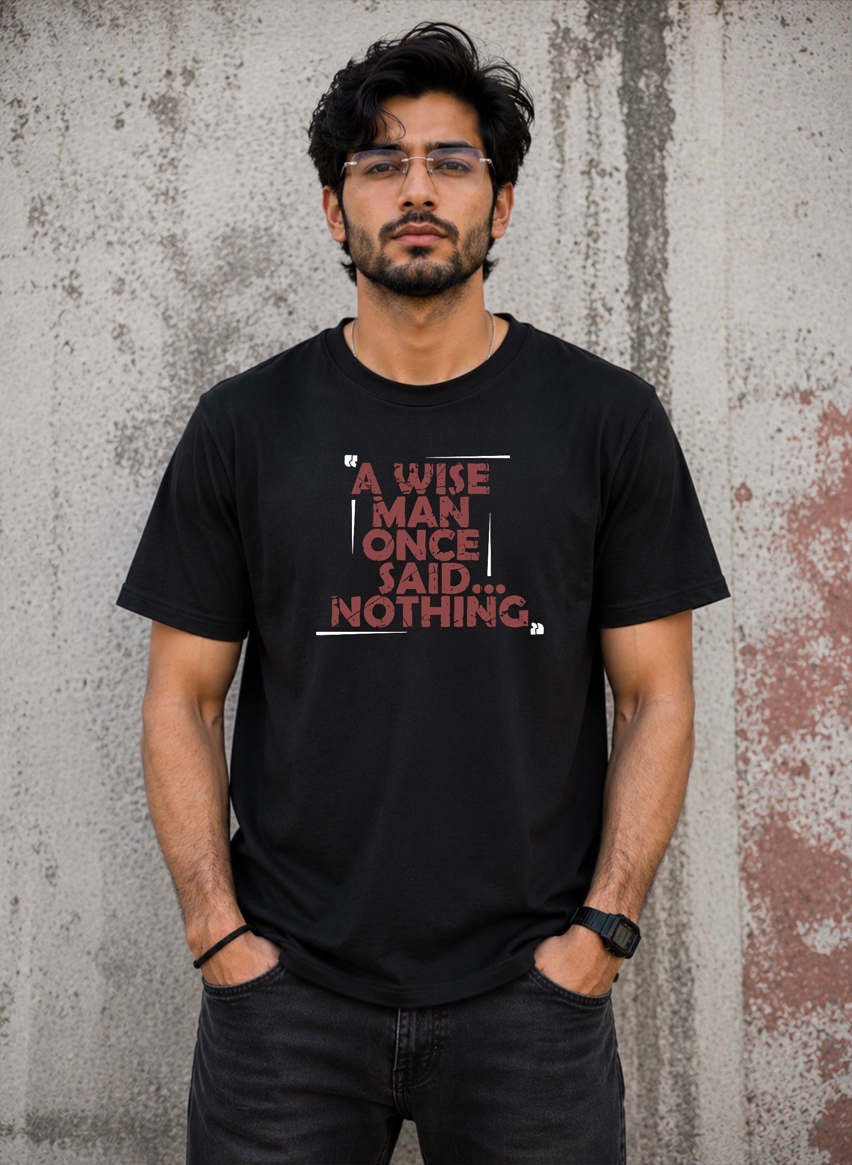 Wise Man Half Sleeve T-Shirt