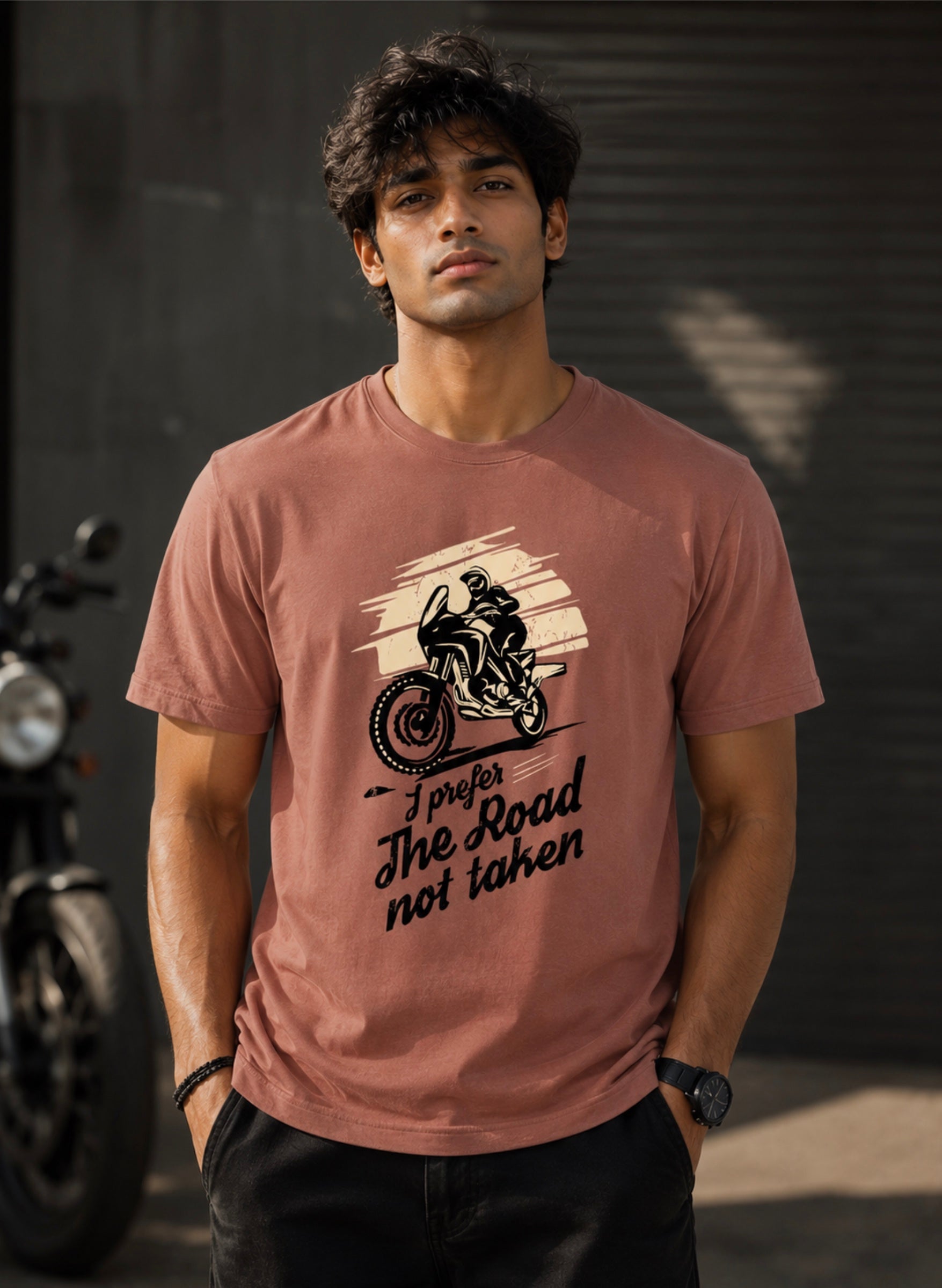 Road Not taken Half Sleeve T-Shirt