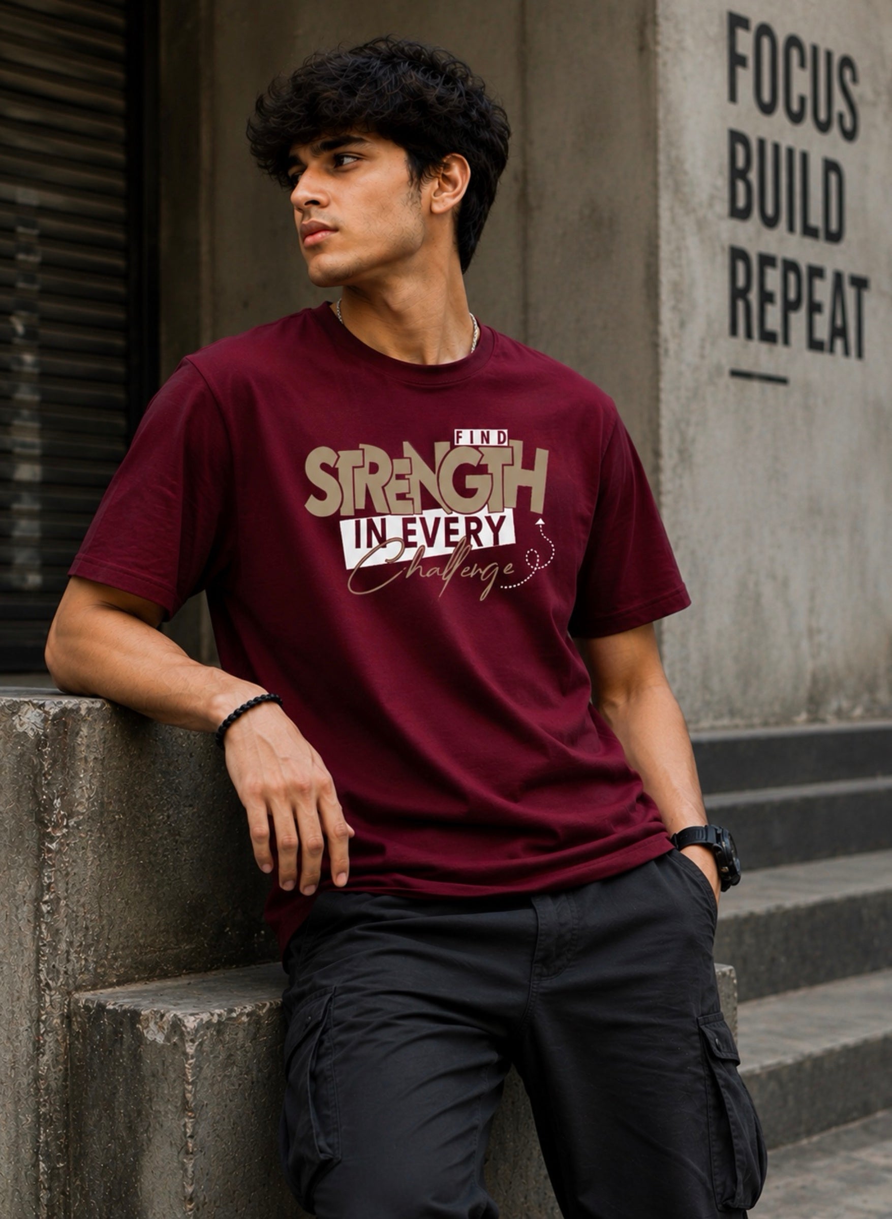 STRENGTH Half Sleeve T-Shirt