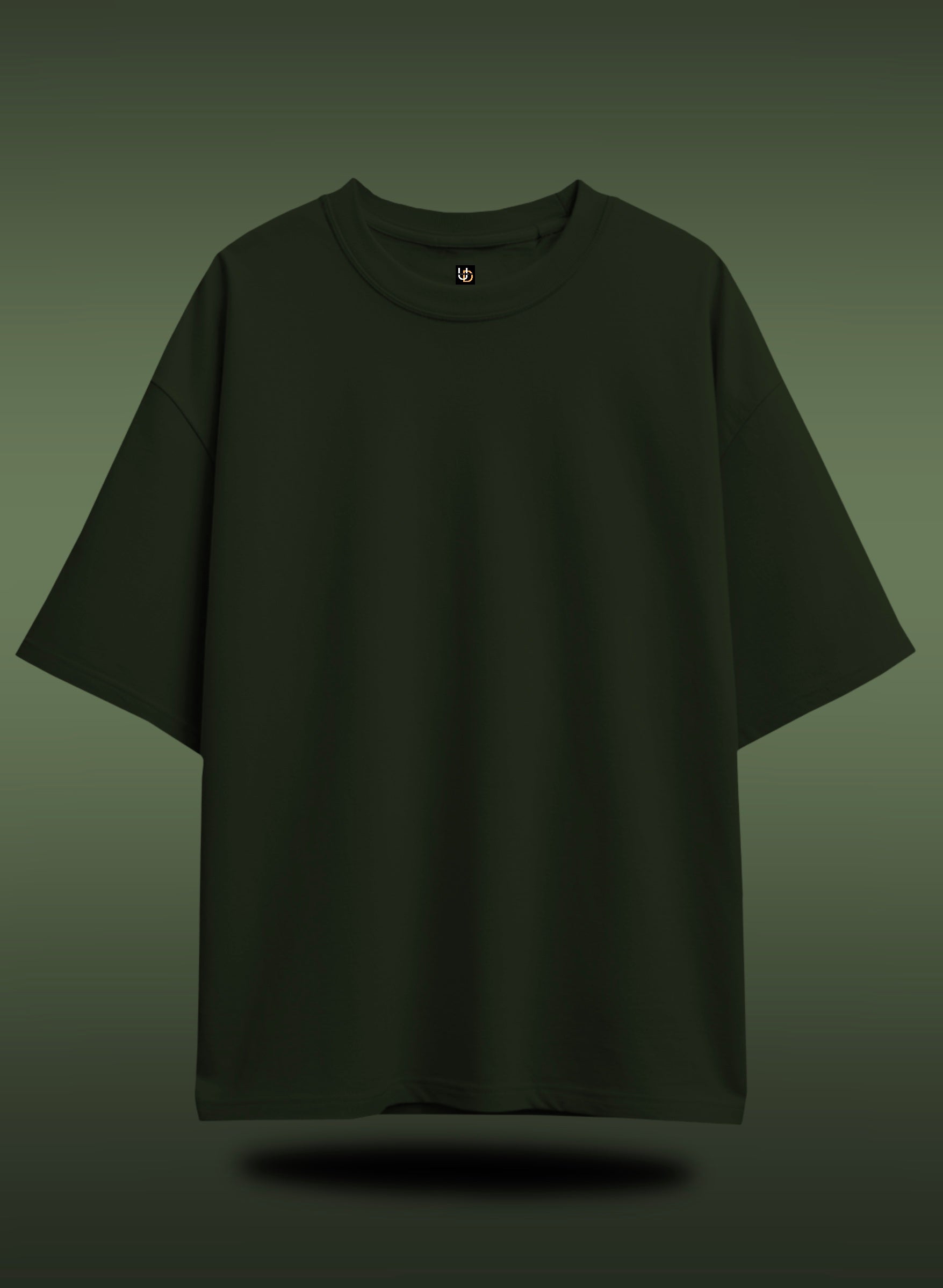 Dark Army Green Oversized T-shirt