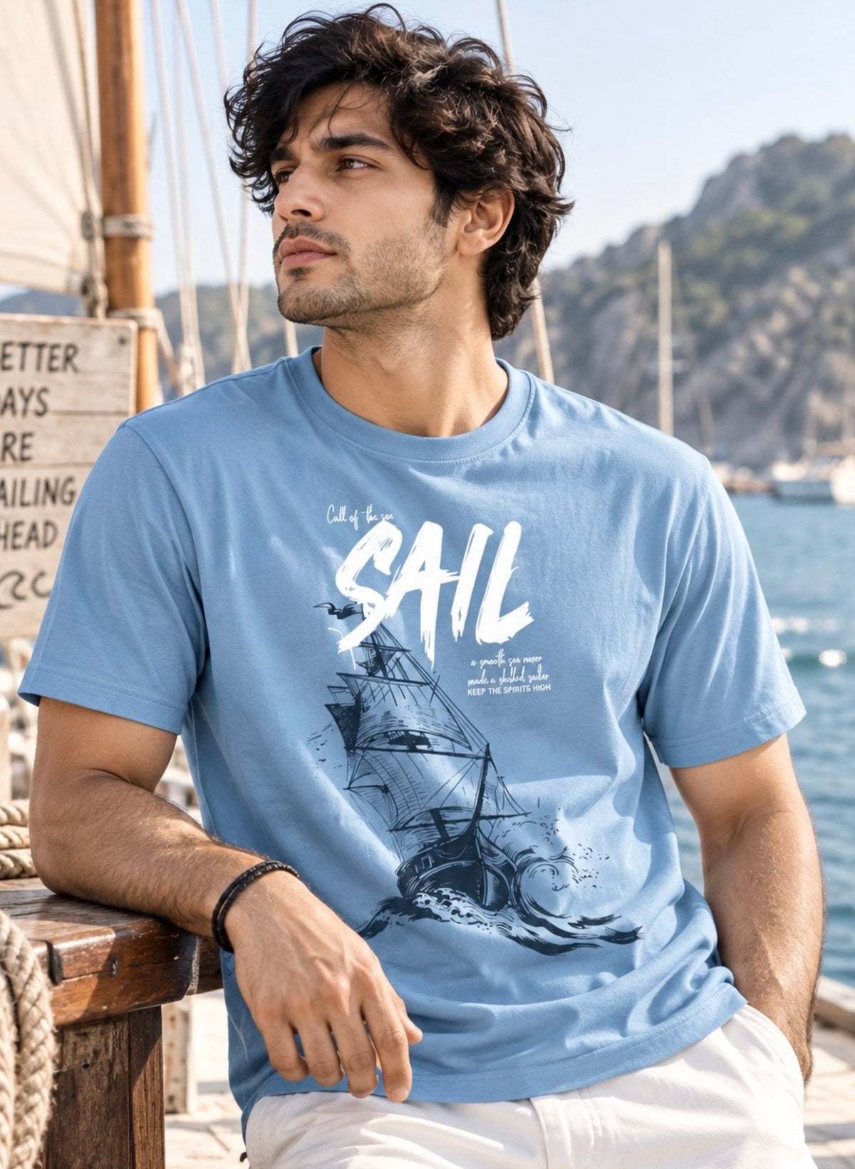 Keep the Spirits High Half Sleeve T-Shirt