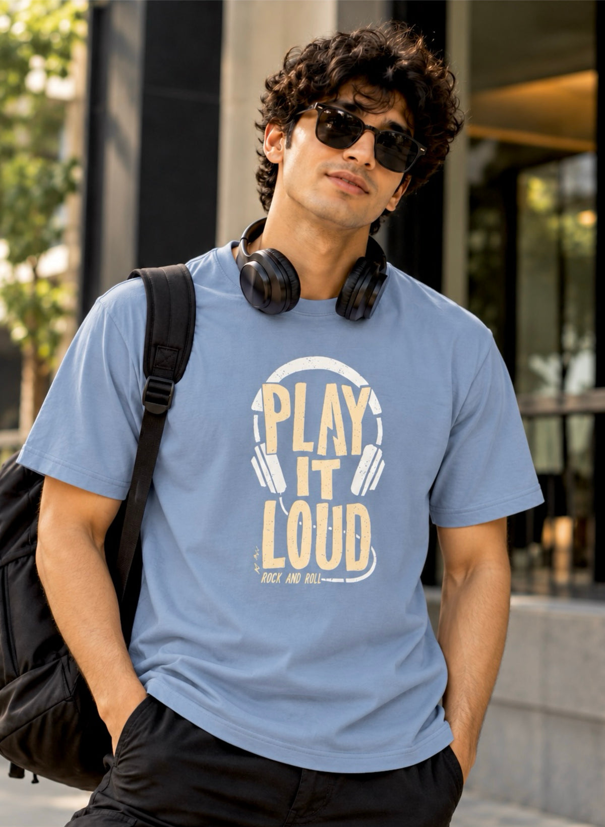 Play It Loud Half Sleeve T-Shirt