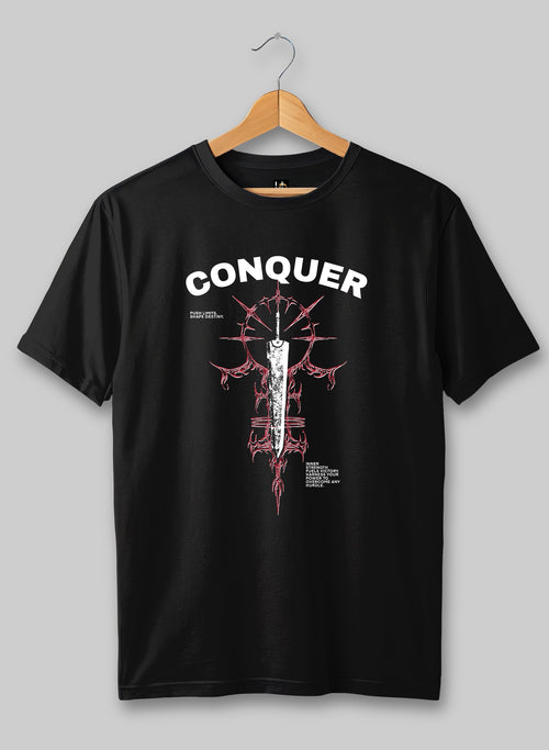 Conquer Half Sleeve T-Shirt