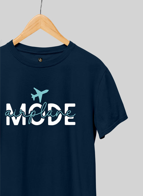 Airplane Mode Half Sleeve T-Shirt