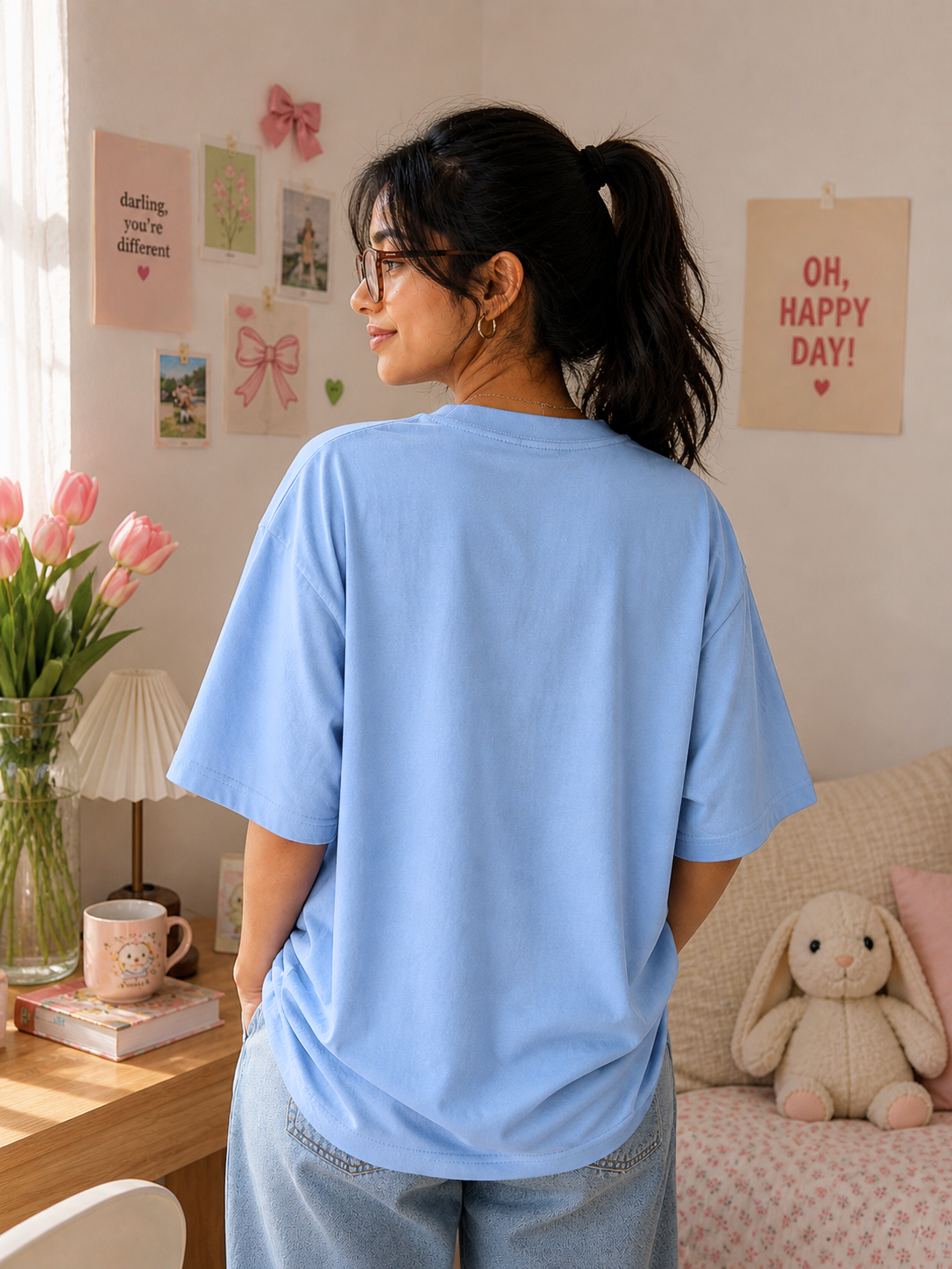Cute Baby Duck Oversized T-shirt