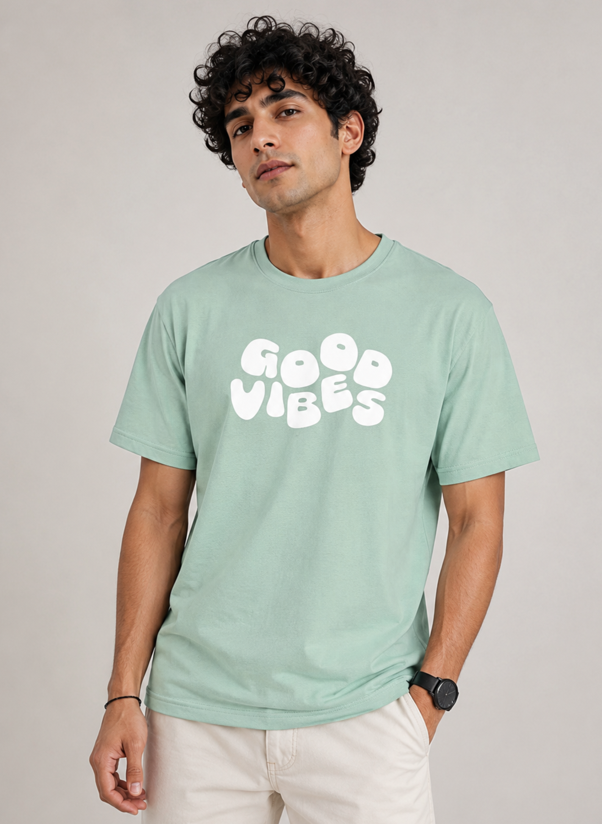 Good Vibes Half Sleeve T-Shirt