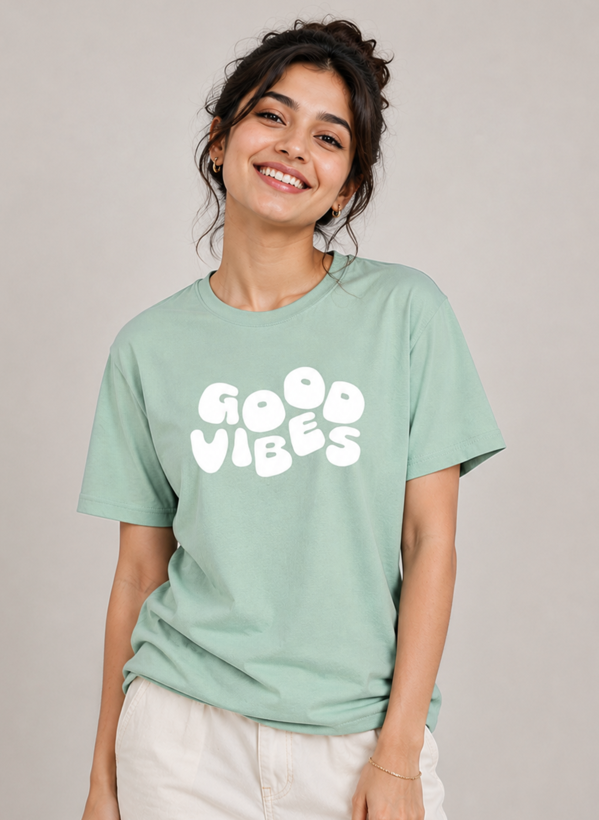 Good Vibes Half Sleeve T-Shirt