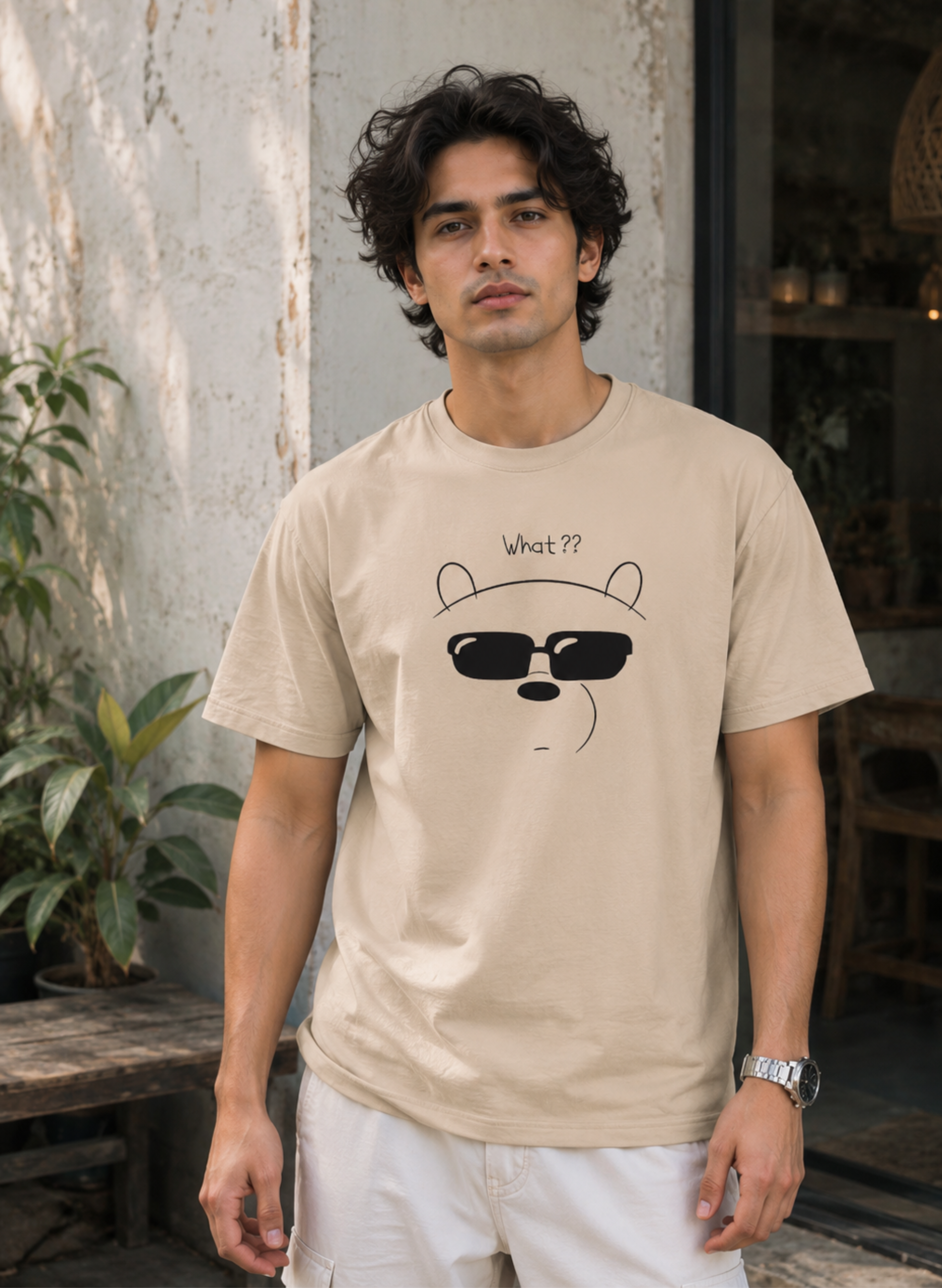 What? Half Sleeve T-Shirt